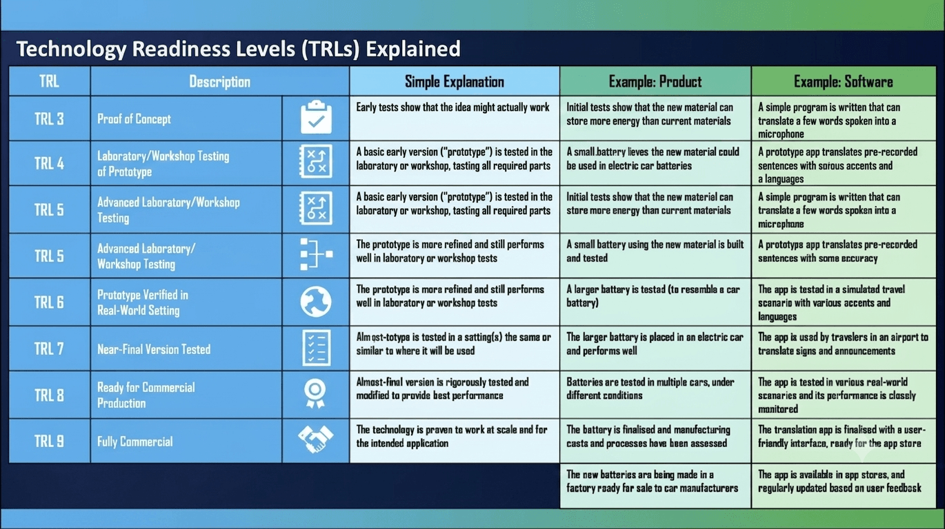TRL chart